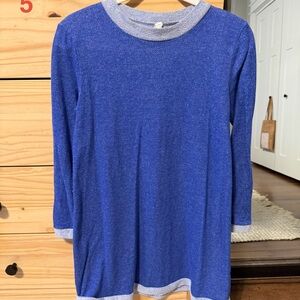 Pinkblush Blue Maternity Mini Dress